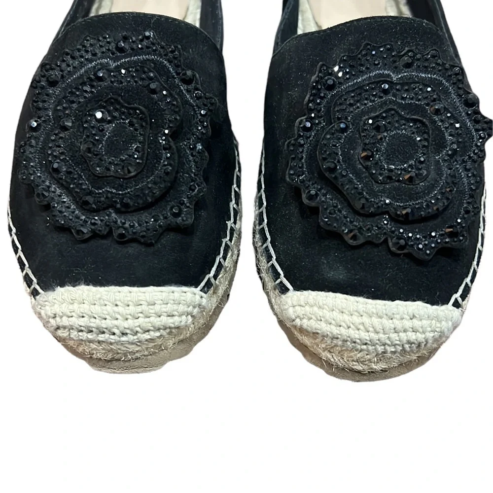 Karl Lagerfeld Abby Flower Espadrilles Size 9.5